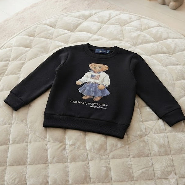 Moletom Infantil Feminino Ursinho RL