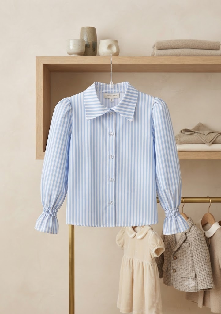 Camisa Infantil Feminina Listras