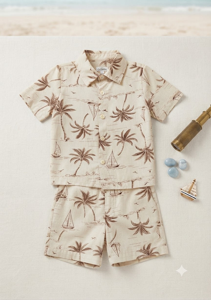 Conjunto Infanril Masculino Praia