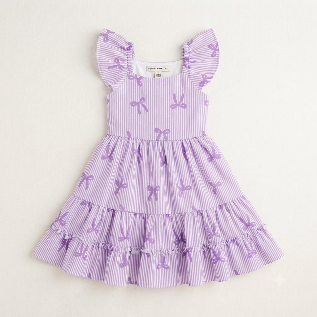 Vestido Estampas Listrado