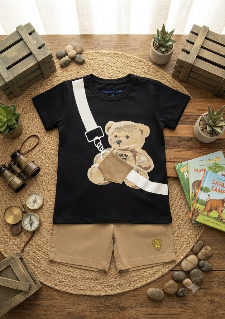 Conjunto Infantil Masculino Ursinho