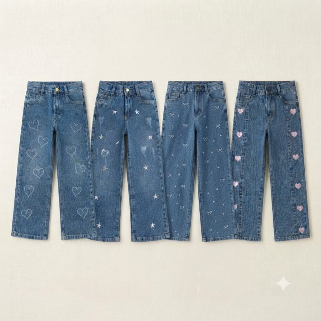 Calça Jeans Estampas