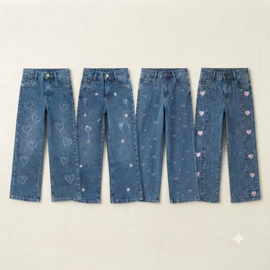 Calça Jeans Estampas