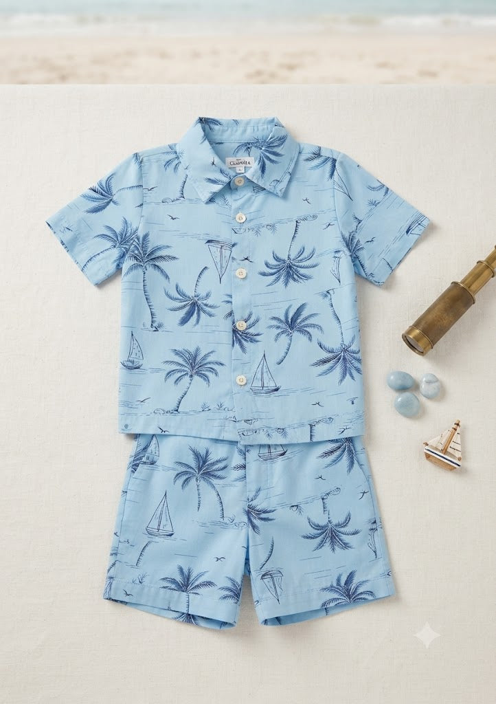 Conjunto Infanril Masculino Praia