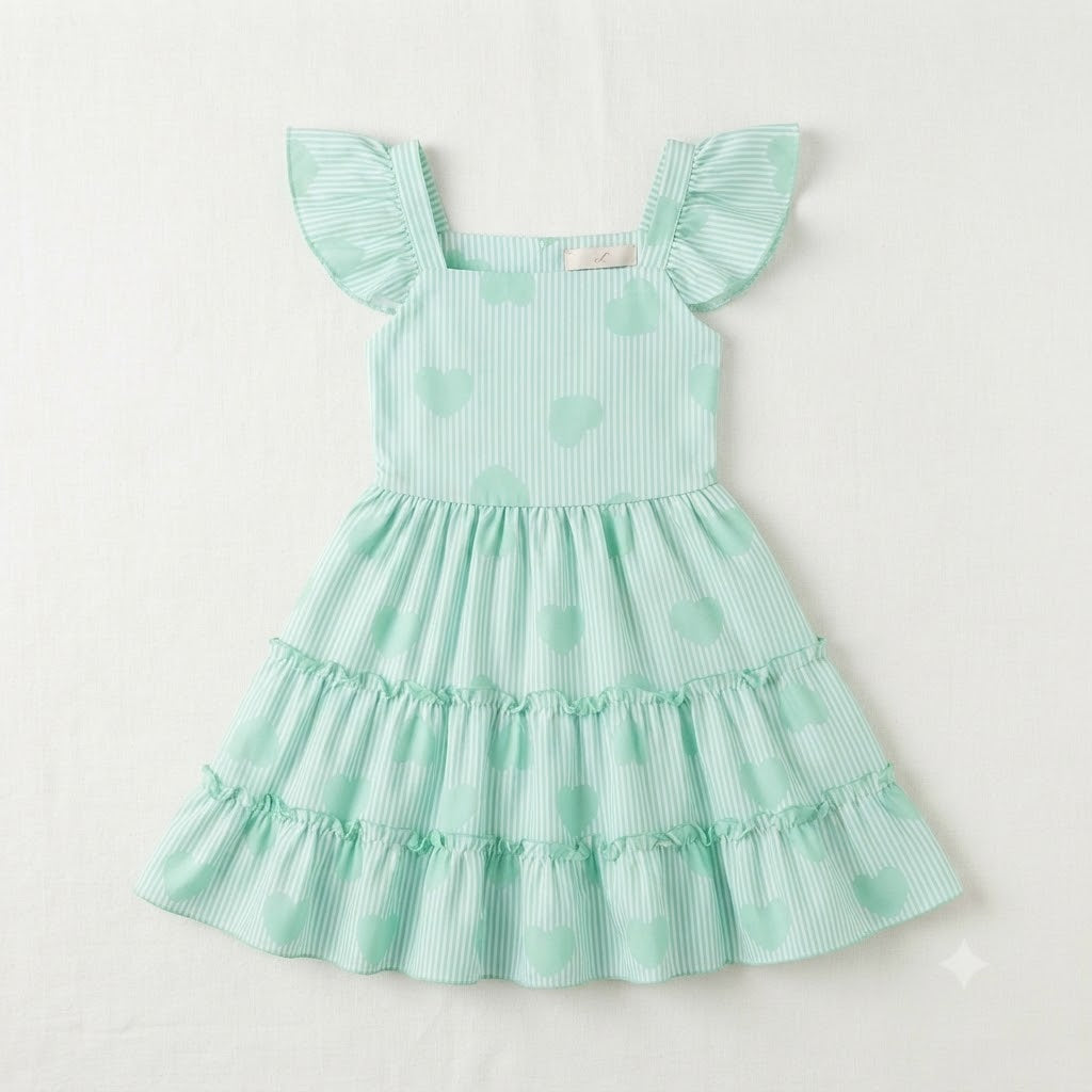 Vestido Estampas Listrado