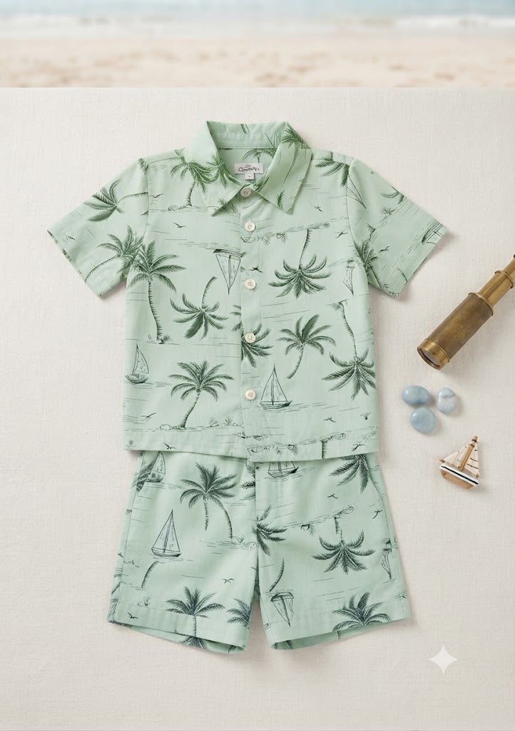 Conjunto Infanril Masculino Praia