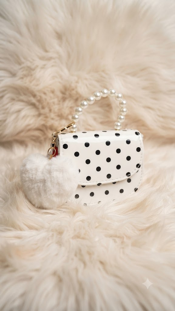 Bolsa Poá Coração Pelucia