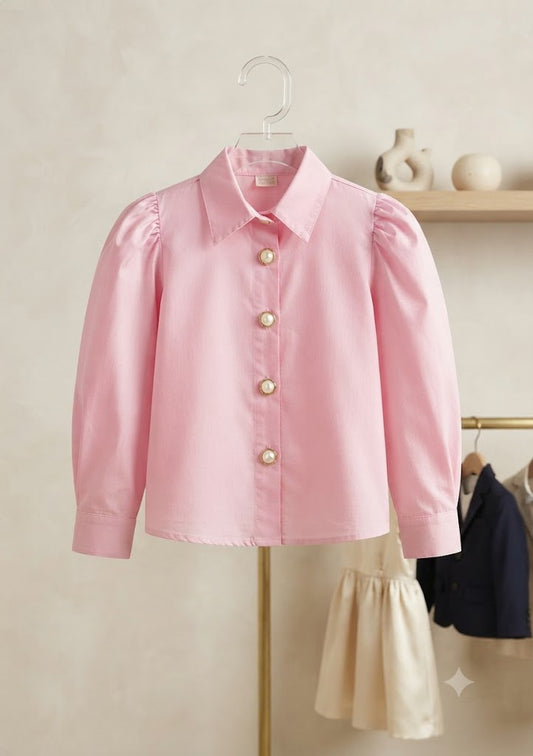 Camisa Infantil Feminina Social