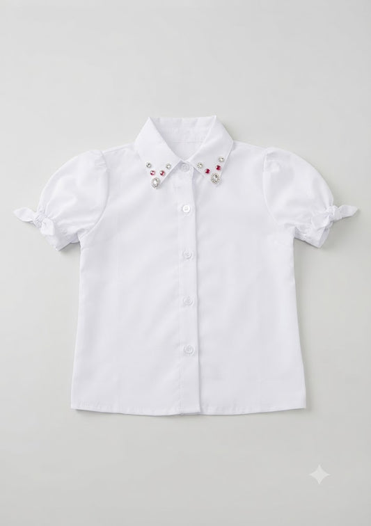 Camisa Manga Curta Gola Pedra