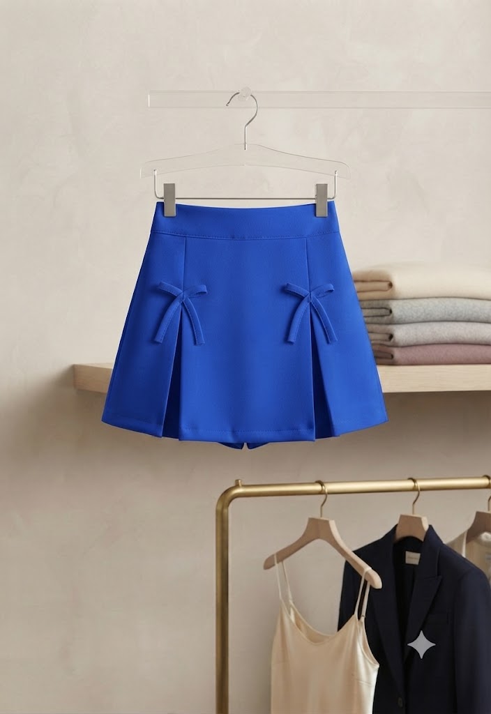 Shorts Saia Infantil Lacinho